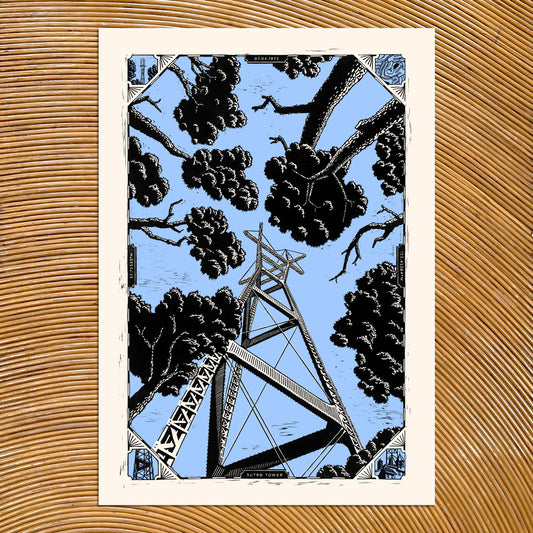 Sutro From Below - Screen Print