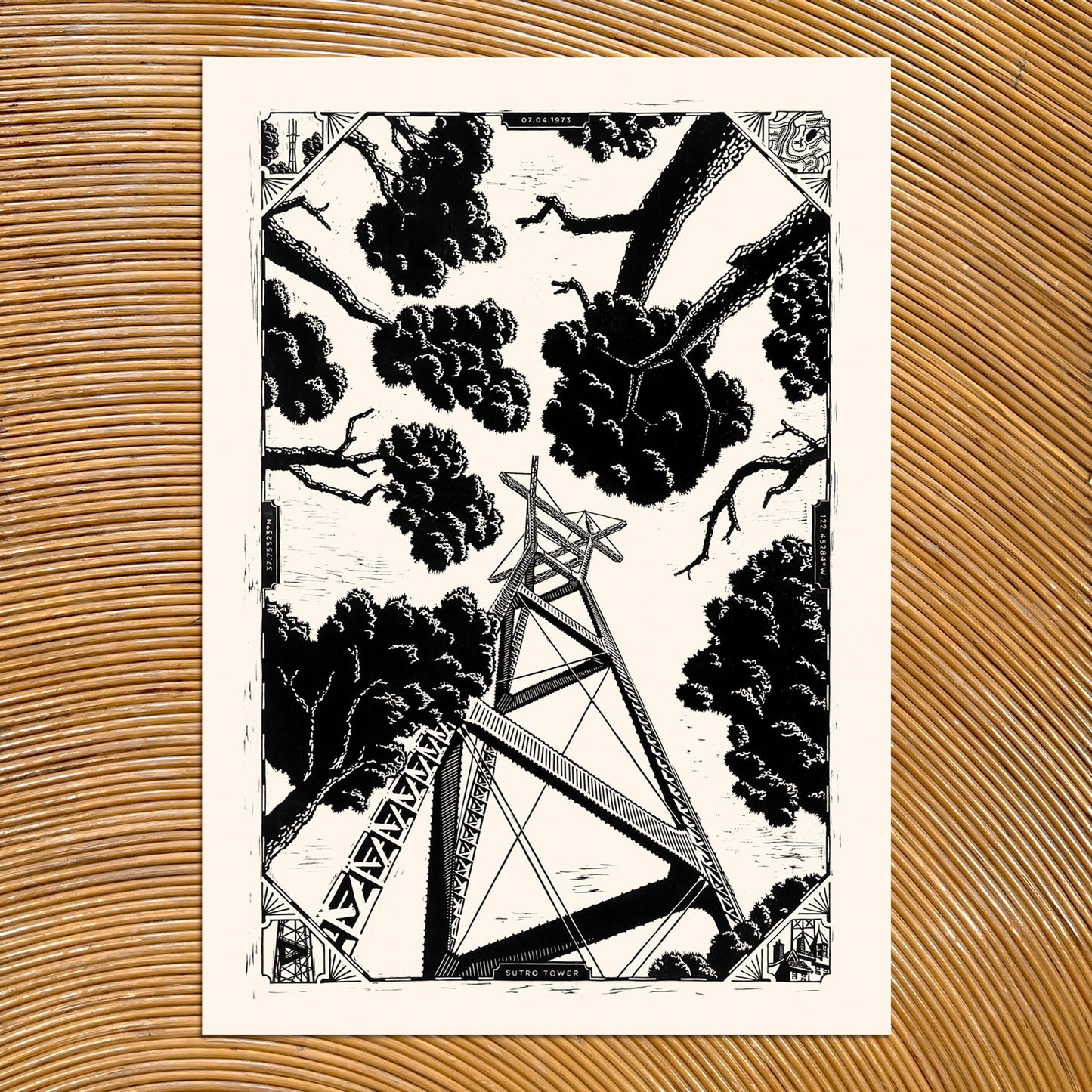 Sutro From Below - Screen Print